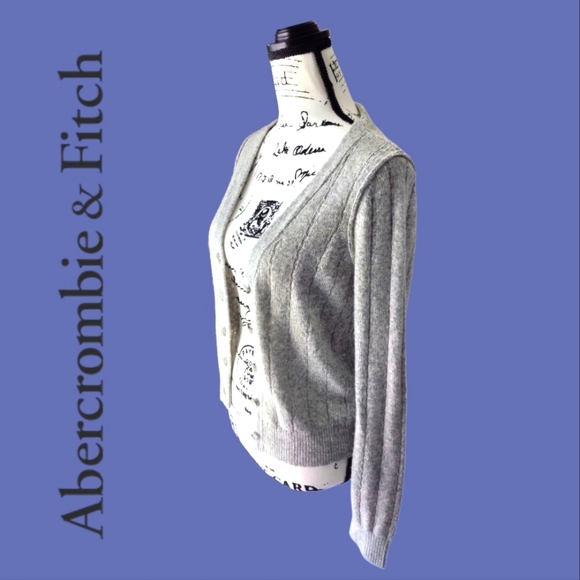 A&F | Grey Cardigan - Picture 2 of 6